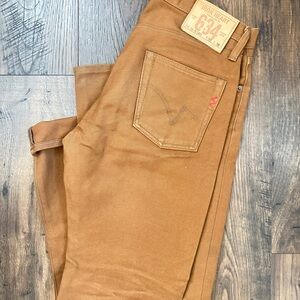 Iron Heart 634D Men's Regular Straight Pants - Duck Canvas